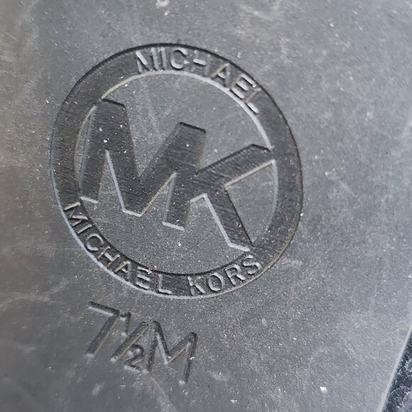 MICHAEL KORS Black Zebra Women's Heeled Booties - Size 7.5M - Picture 12 of 12